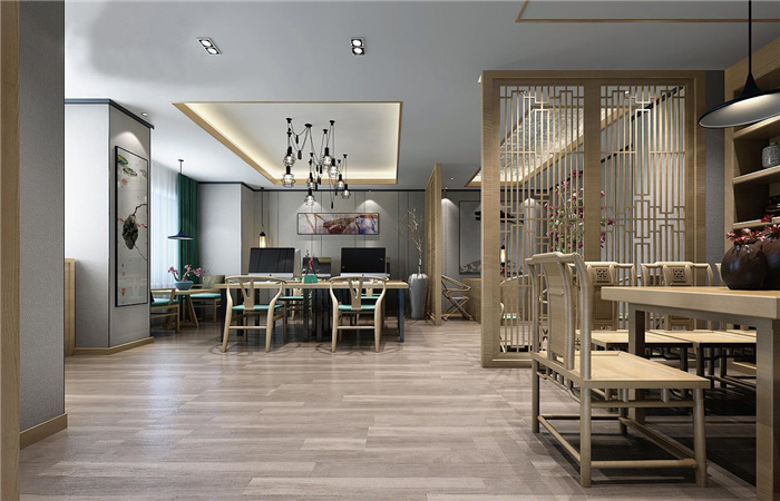 盤點(diǎn)新中式辦公室設(shè)計(jì)案例，感受一下別樣的風(fēng)情魅力！
