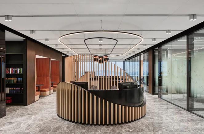 辦公樓前廳這樣設(shè)計(jì)，夠時(shí)尚！