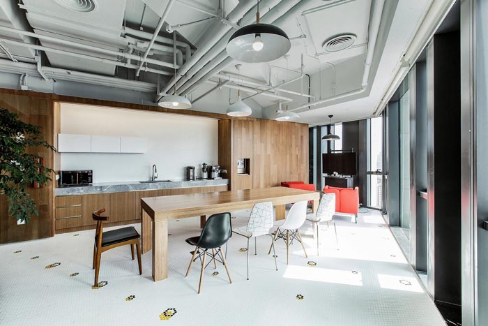 上海辦公室茶水間這樣設(shè)計，怎么看都不會膩！