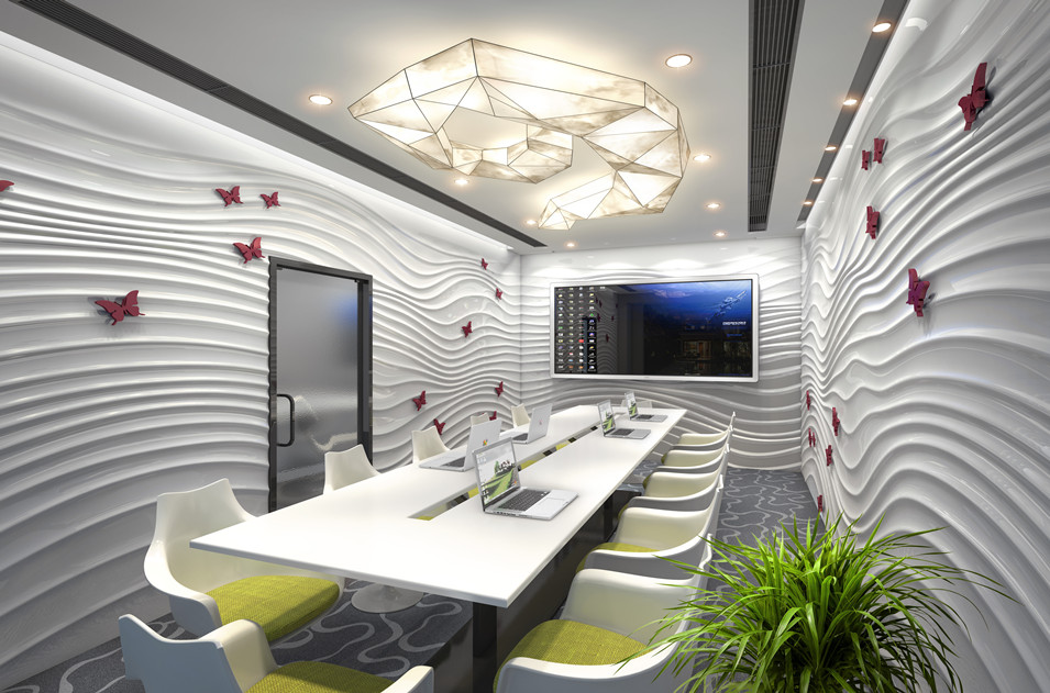 辦公室天花板裝飾的方法有哪些？開敞式辦公室吊燈裝飾如