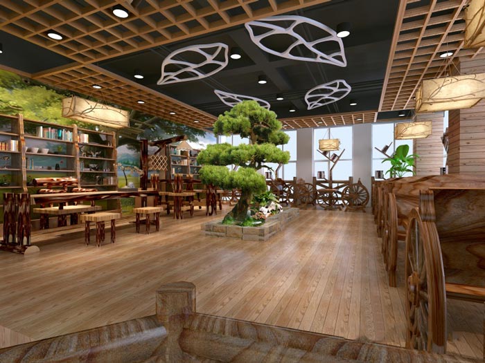 中式辦公室裝修，古樸典雅不過時！