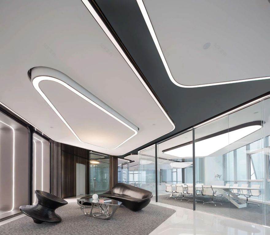 上海辦公室裝修公司：開(kāi)放式辦公太吵？聲學(xué)吊頂讓噪音消